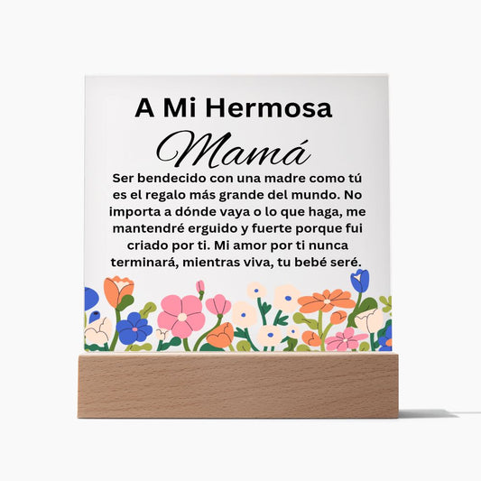 Mother's Day-Square Acrylic Plaque