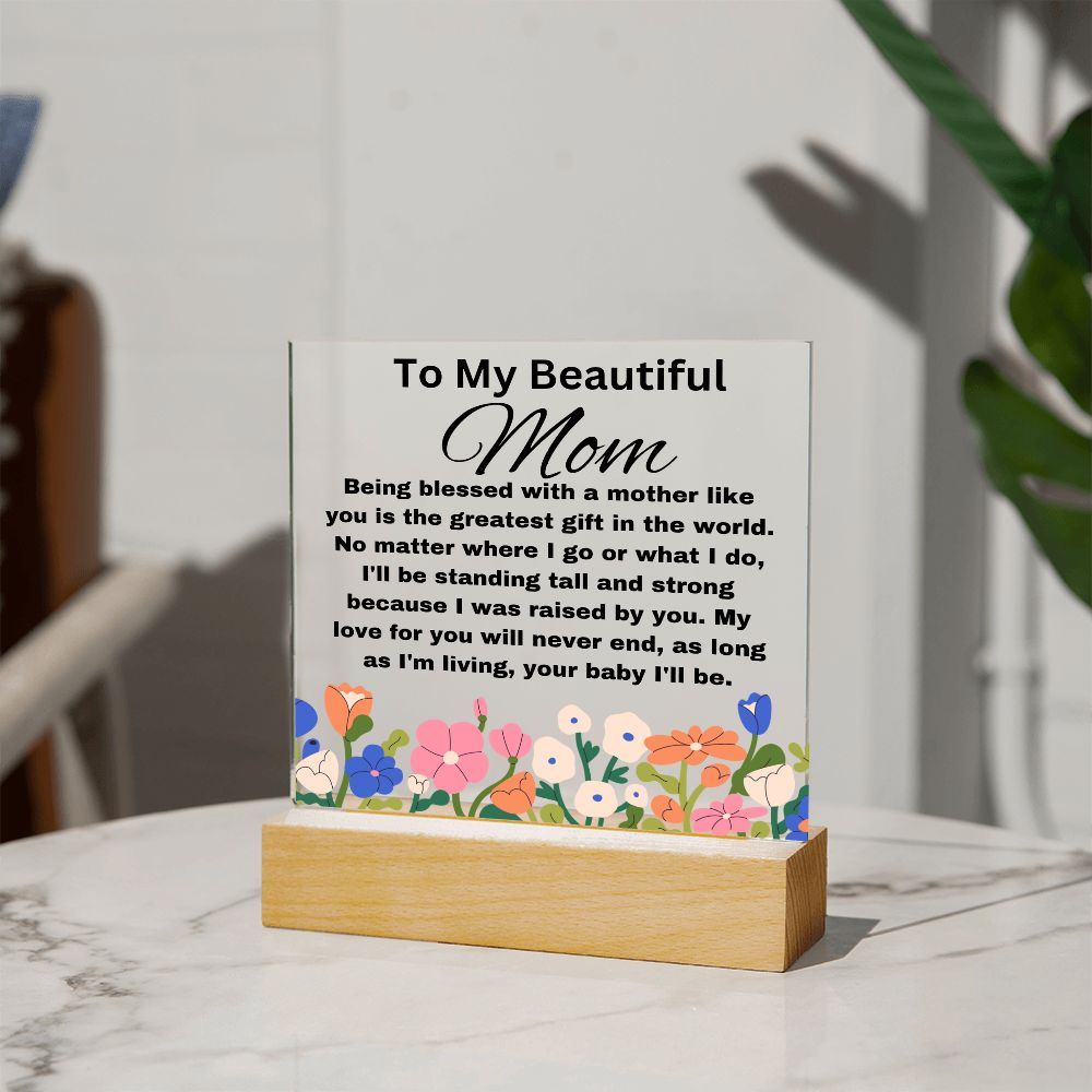 Mother's Day-Acrylic Square Plaque