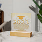 Congratulations-Acrylic Square Plaque
