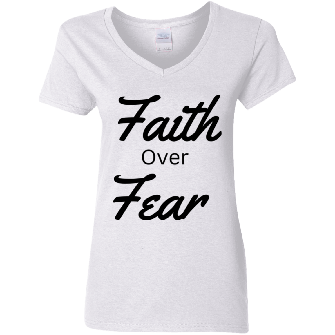 G500VL Ladies' 5.3 oz. V-Neck T-Shirt