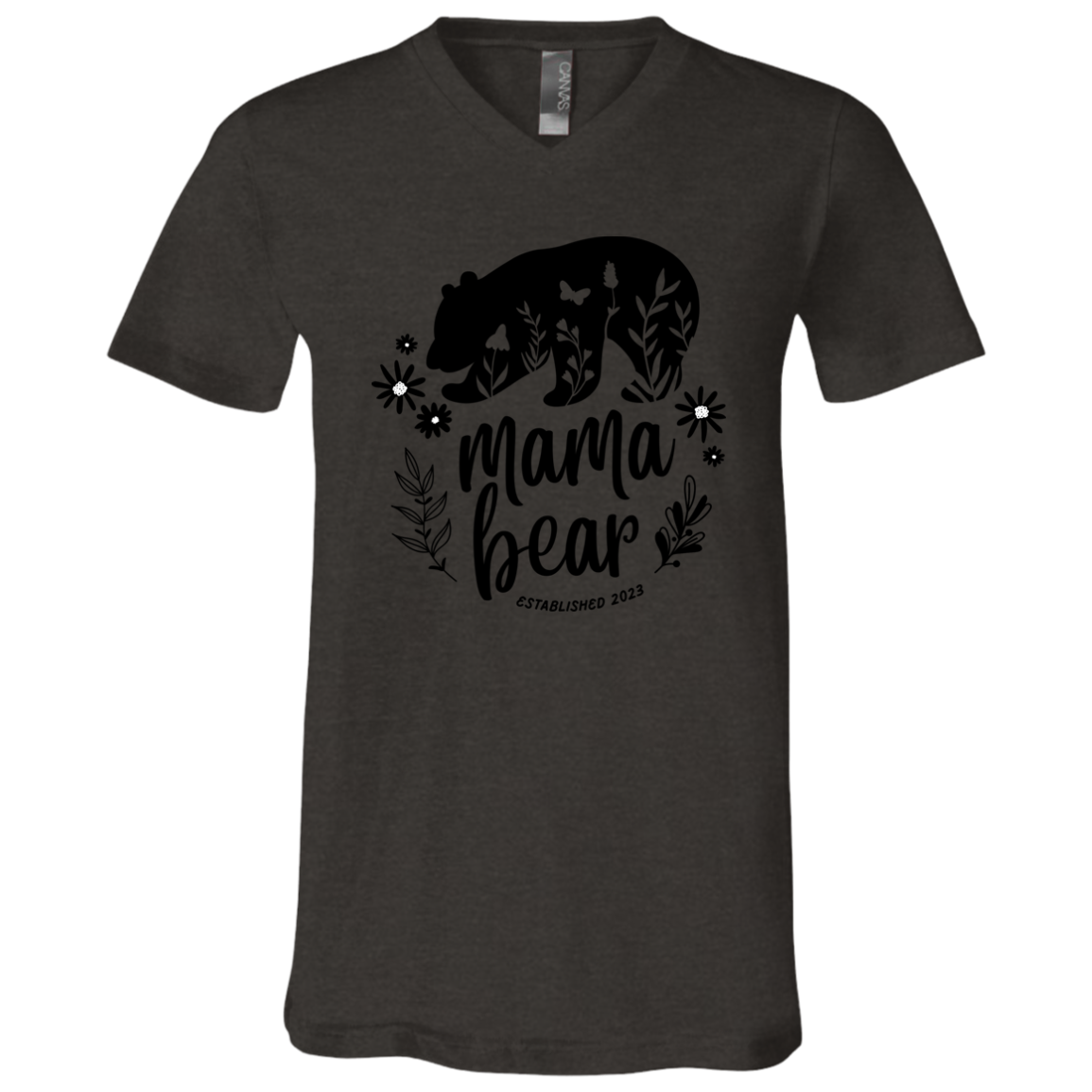 3005 Unisex Jersey SS V-Neck T-Shirt