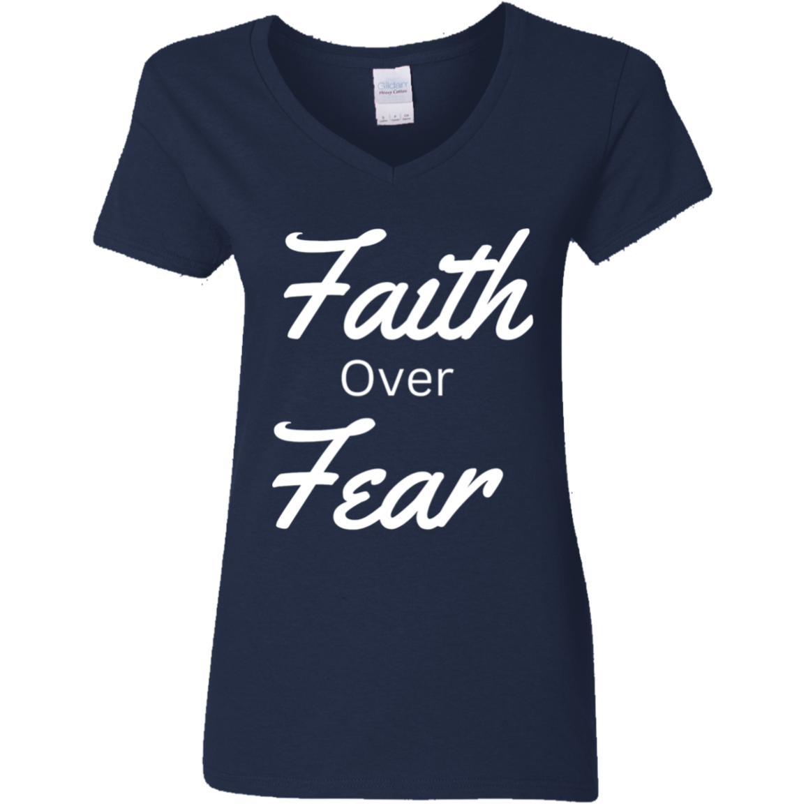 G500VL Ladies' 5.3 oz. V-Neck T-Shirt