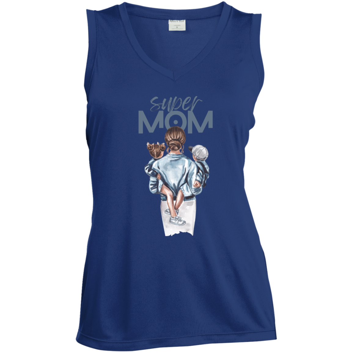 LST352 Ladies' Sleeveless V-Neck Performance Tee