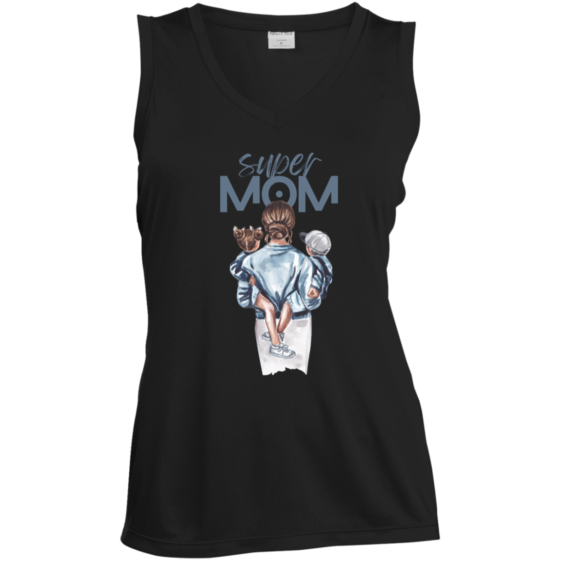 LST352 Ladies' Sleeveless V-Neck Performance Tee