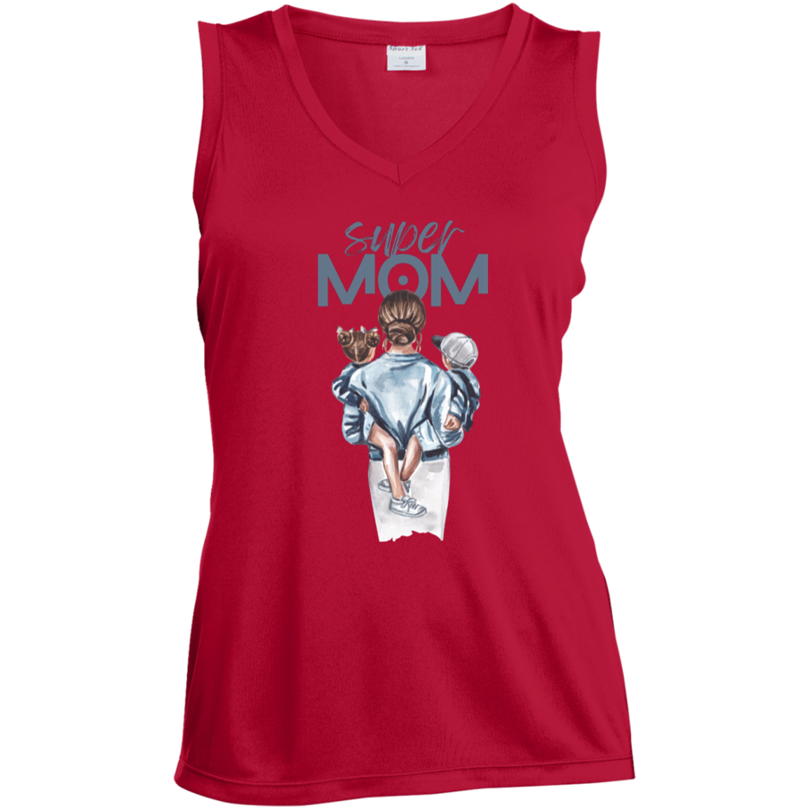 LST352 Ladies' Sleeveless V-Neck Performance Tee