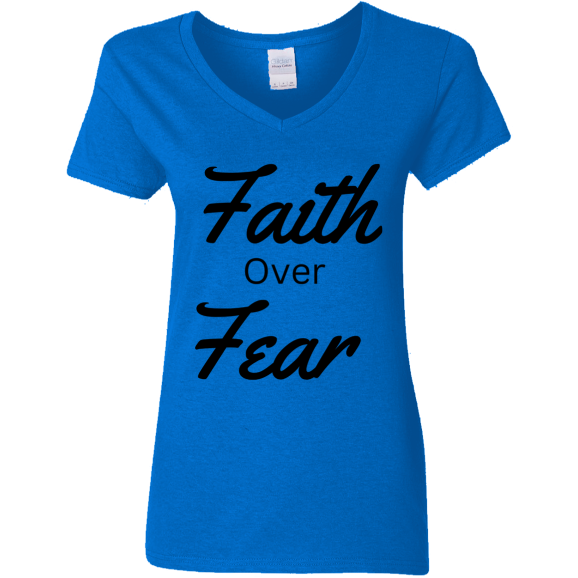 G500VL Ladies' 5.3 oz. V-Neck T-Shirt