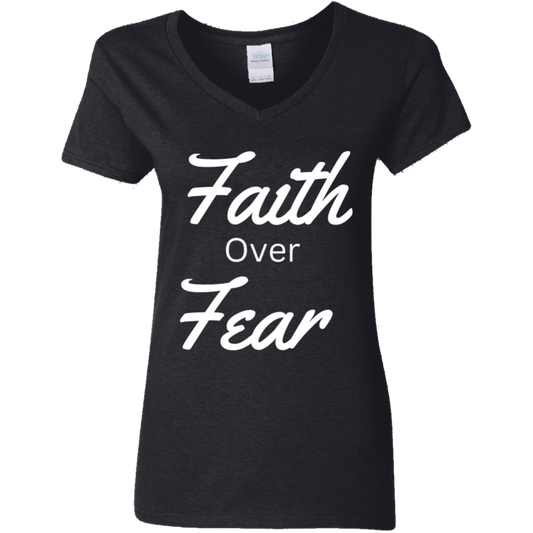 G500VL Ladies' 5.3 oz. V-Neck T-Shirt
