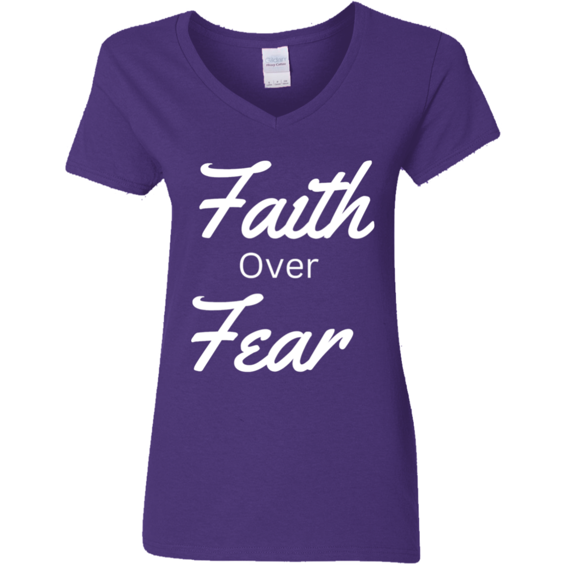 G500VL Ladies' 5.3 oz. V-Neck T-Shirt
