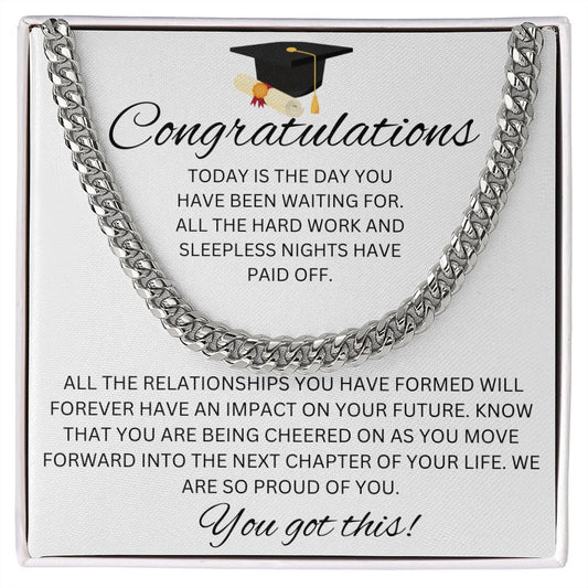 Congratulation-Cuban Link Chain
