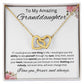 My Amazing Granddaughter |Always & Forever- Interlocking Heart Necklace