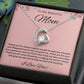 My Beautiful Mom| Thank You- Forever Love Knot Necklace